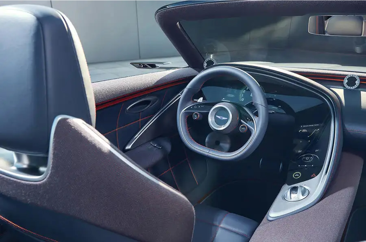 Genesis X Convertible concept interior